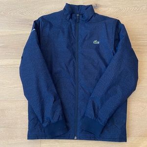 NWOT Men’s Lacoste dark blue lightweight jacket XS